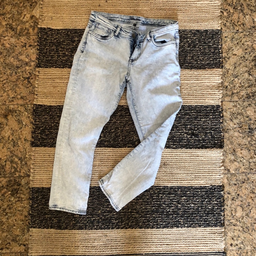 KUT FROM THE KLOTH Capri Stonewashed Jeans, Size 8